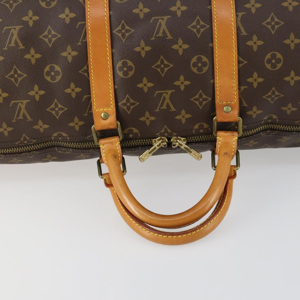 Louis Vuitton Keepall Bag Monogram Canvas Brown Canvas Travel Bag