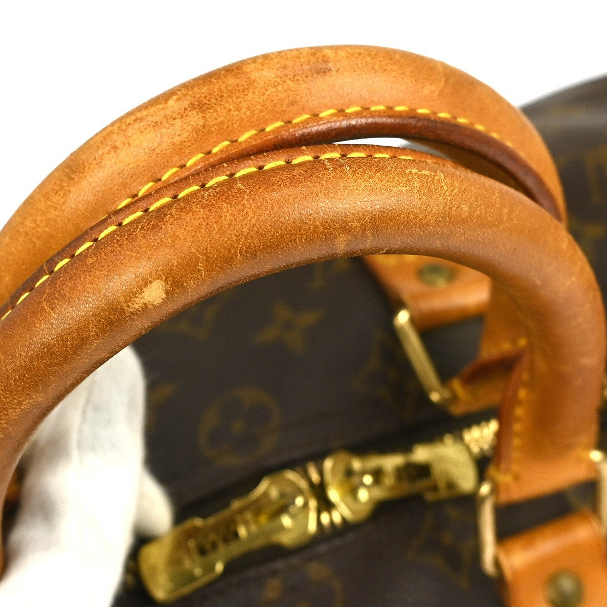 Louis Vuitton Keepall Bag Monogram Canvas Brown Canvas Travel Bag
