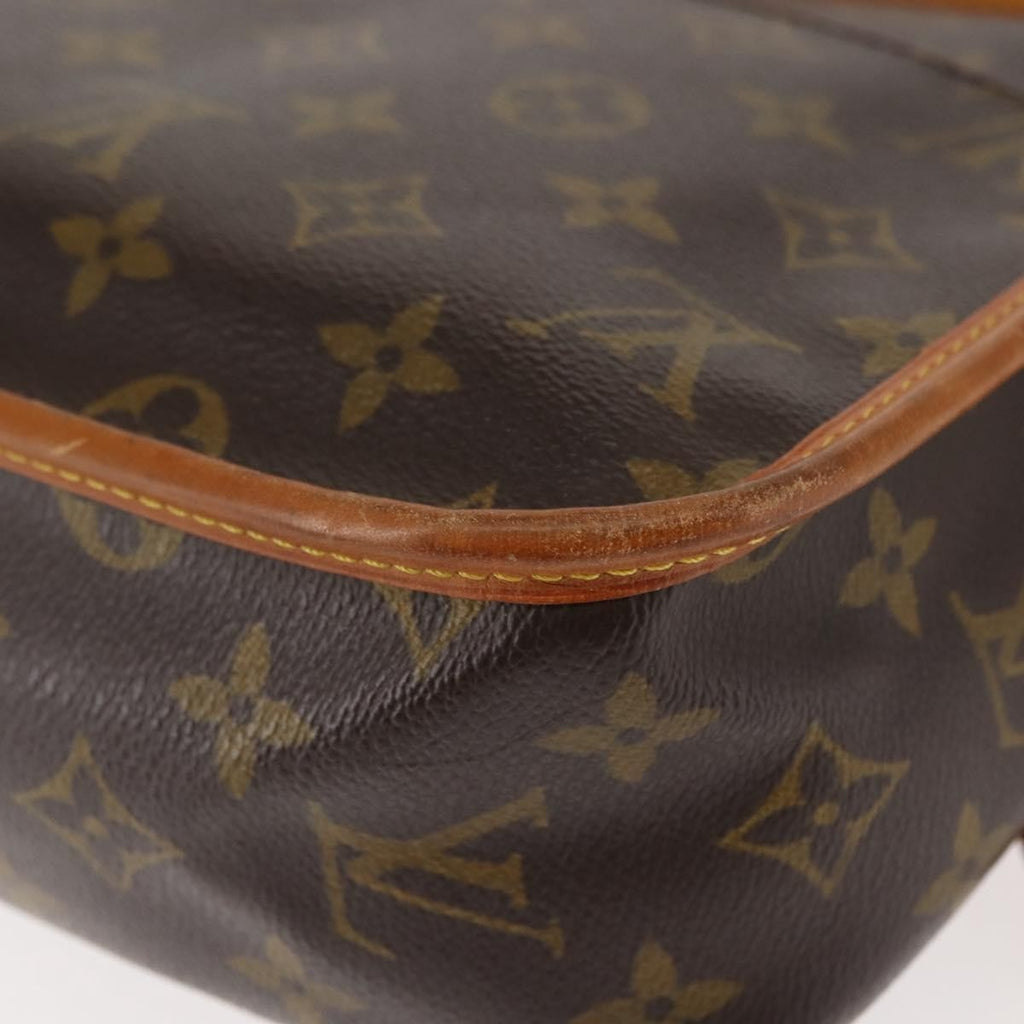 Louis Vuitton Sac Gibeciere Messenger Bag Monogram Canvas Brown Canvas Bag