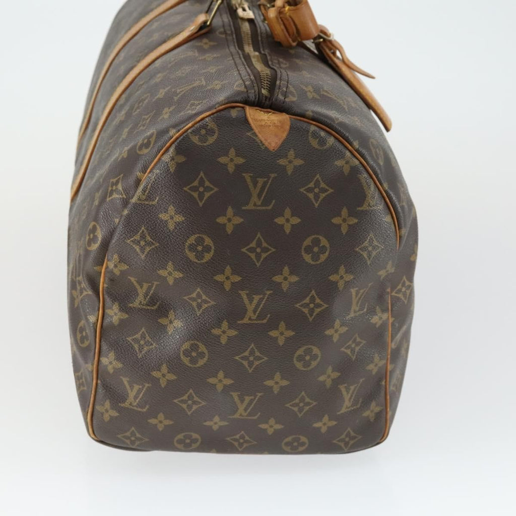 Louis Vuitton Keepall Bag Monogram Canvas Brown Canvas Travel Bag
