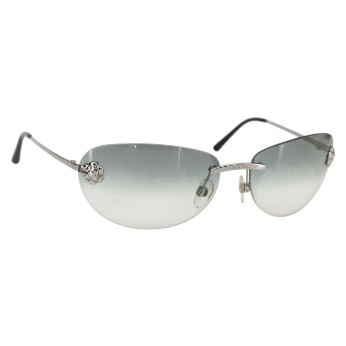 Chanel Camélia Sunglasses Metal Black Metal Sunglasse Accessory