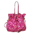 Louis Vuitton Noefull Handbag Ikat Nylon Pink Nylon Shoulder Bag
