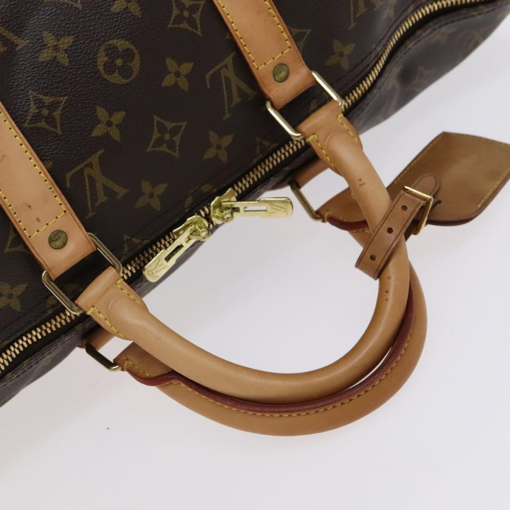 Louis Vuitton Keepall Bag Monogram Canvas Brown Canvas Bag