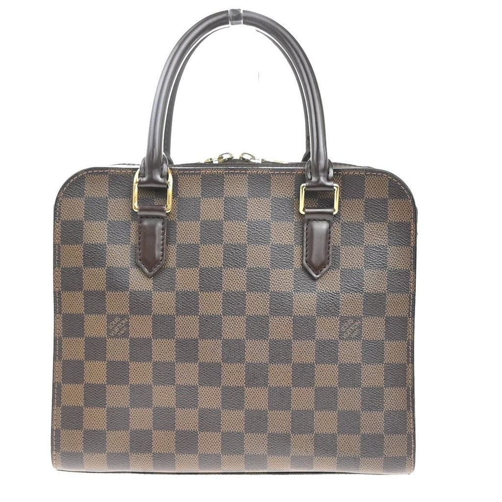 Louis Vuitton Triana Bag Damier Brown Canvas Handbag