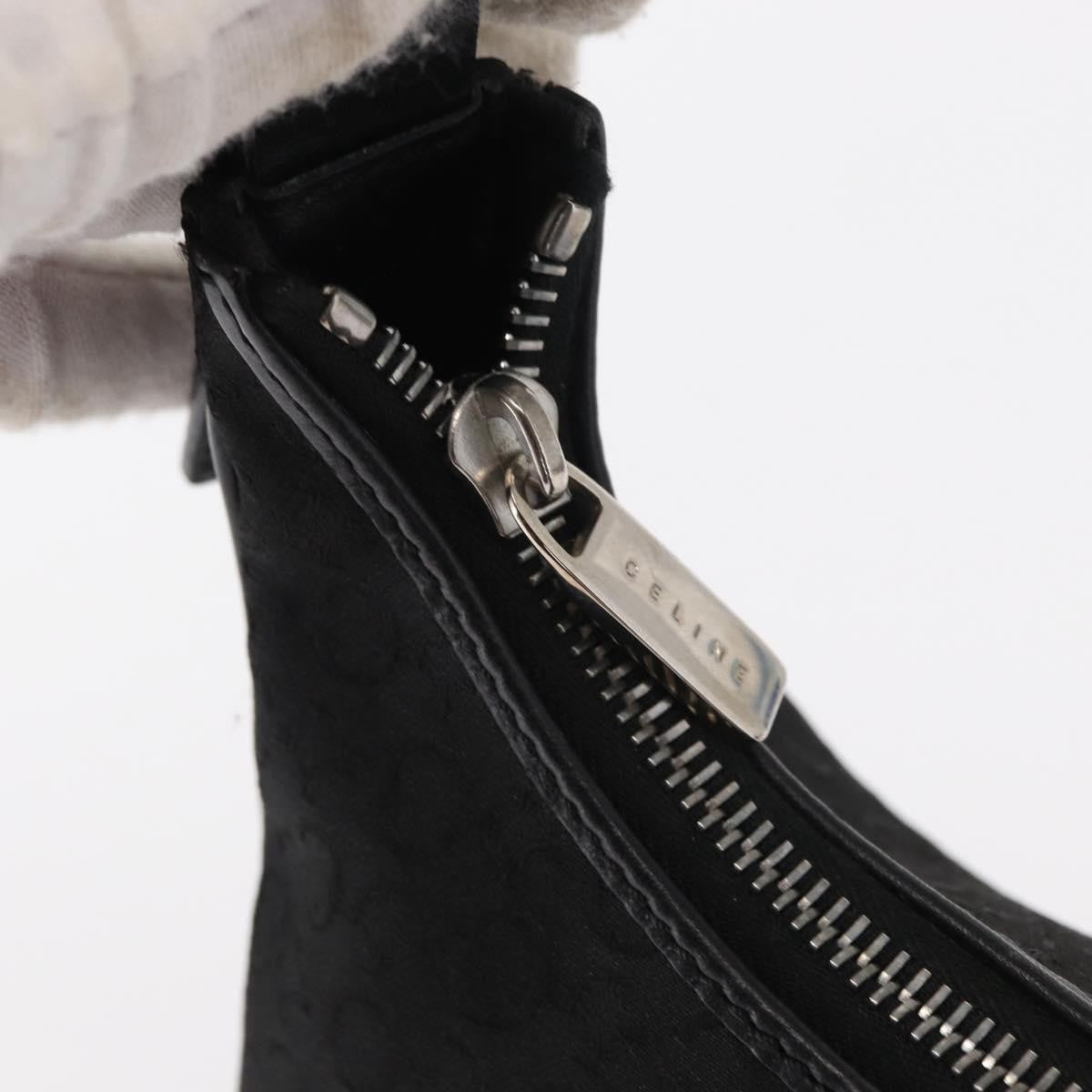 Celine Ava Bag Macadam Canvas Black Canvas Handbag