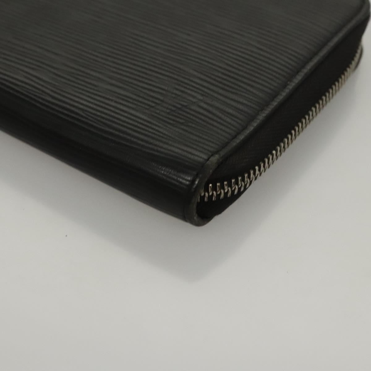 Louis Vuitton Zippy Organizer Epi Leather Black Leather Wallets Accessory