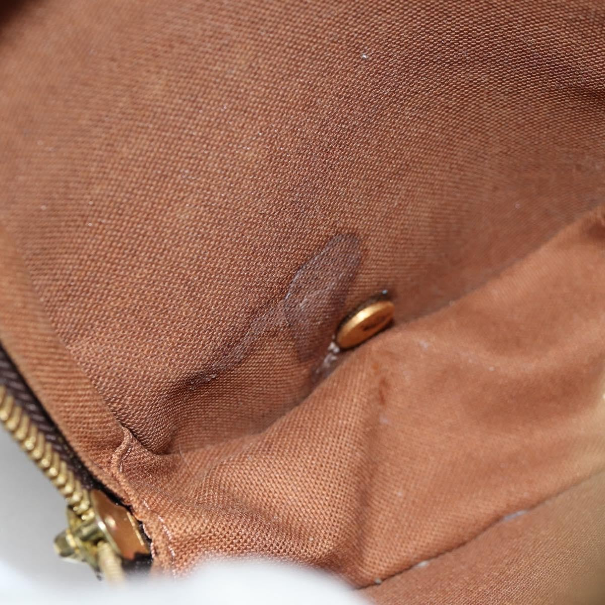Louis Vuitton Pochette Gange Monogram Canvas Brown Canvas Bag