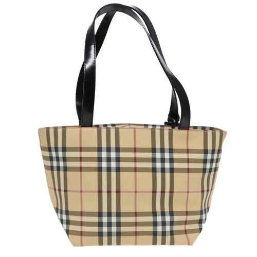 Burberry Nova Check Handbag Nova Check Canvas Beige Canvas Handbag
