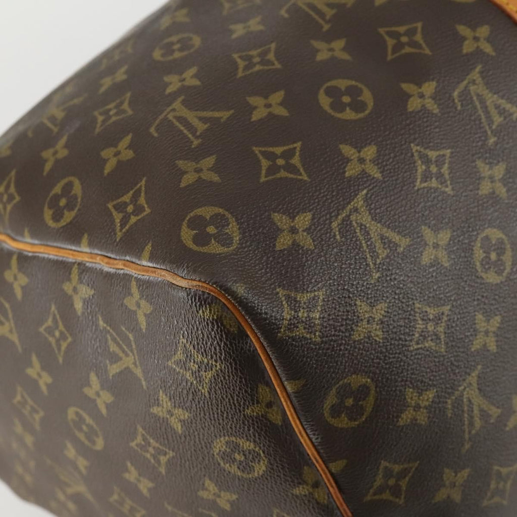 Louis Vuitton Keepall Bag Monogram Canvas Brown Canvas Travel Bag