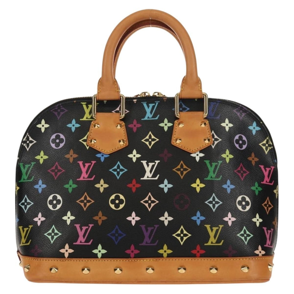 Louis Vuitton Alma Handbag Monogram Multicolor Multicolour Canvas Handbag