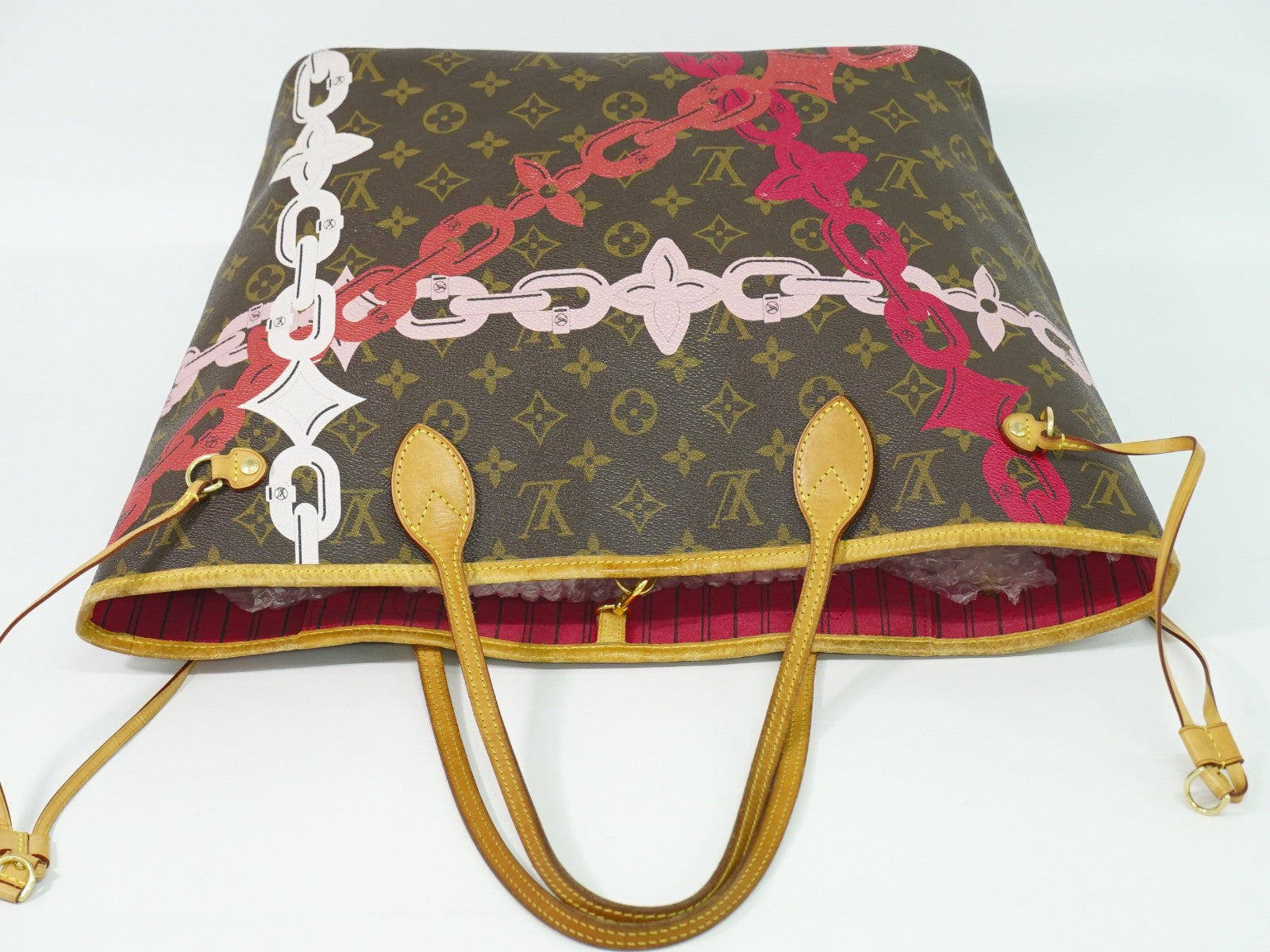 Louis Vuitton Neverfull Nm Tote Limited Edition Bay Monogram Canvas Brown Canvas Tote Bag
