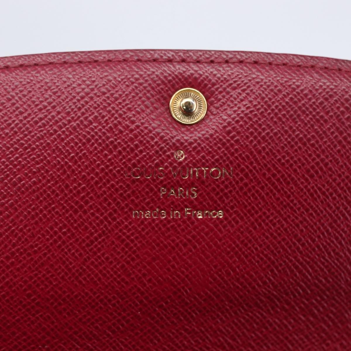 Louis Vuitton Emilie Wallet Monogram Canvas Brown Canvas Wallets Accessory