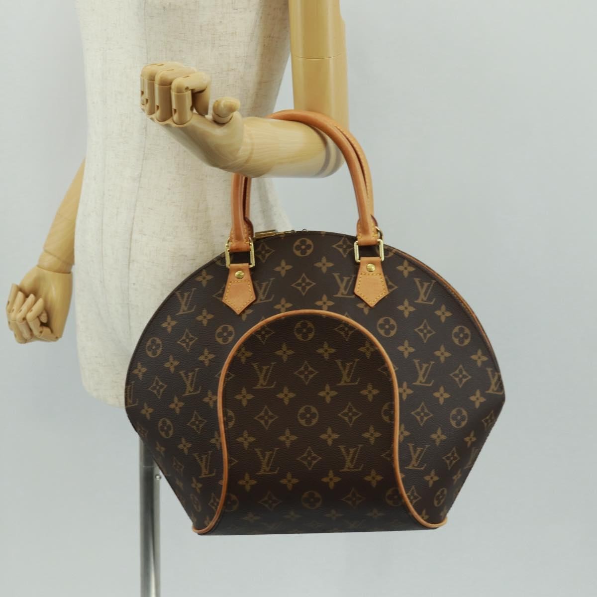 Louis Vuitton Ellipse Bag Monogram Canvas Brown Canvas Handbag