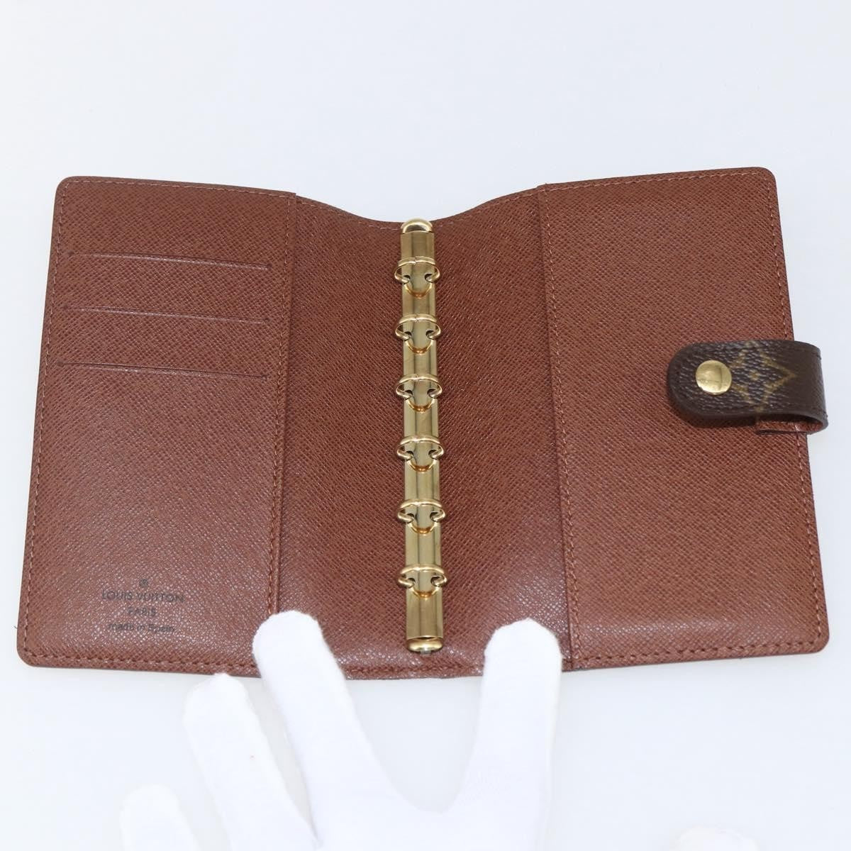 Louis Vuitton Agenda Cover Monogram Panda Brown Canvas Wallets Accessory