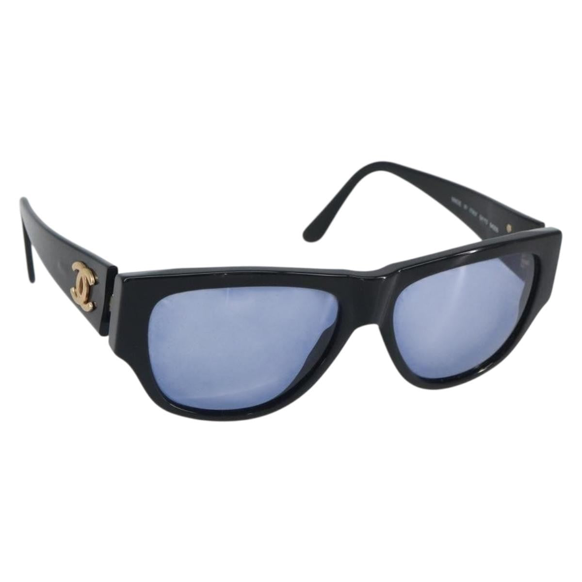 Chanel Logo Cc Sunglasses Plastic Black Plastic Sunglasse Accessory