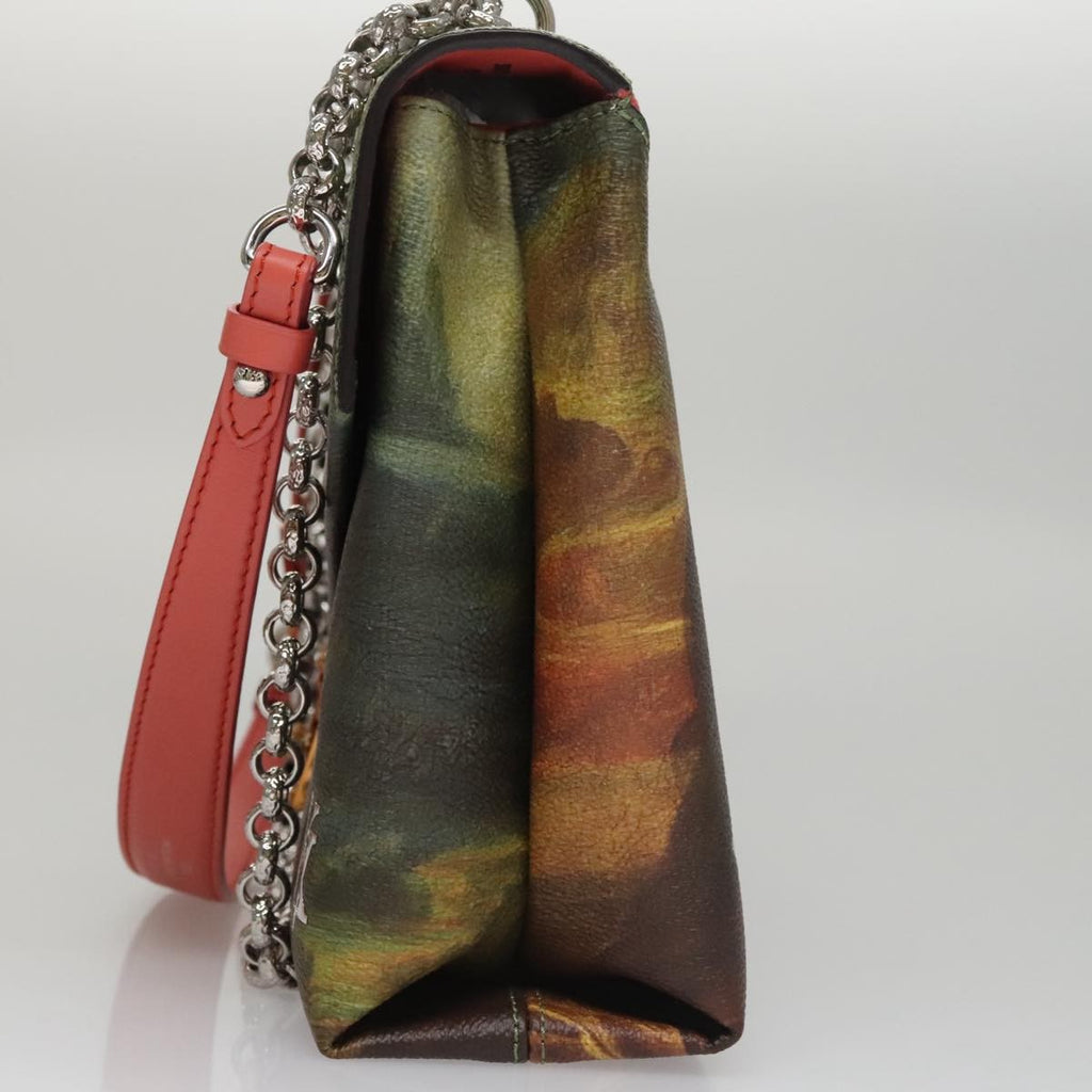Louis Vuitton Chain Shoulder Bag Limited Edition Jeff Koons Da Vinci Print Canvas Multicolour Canvas Shoulder Bag