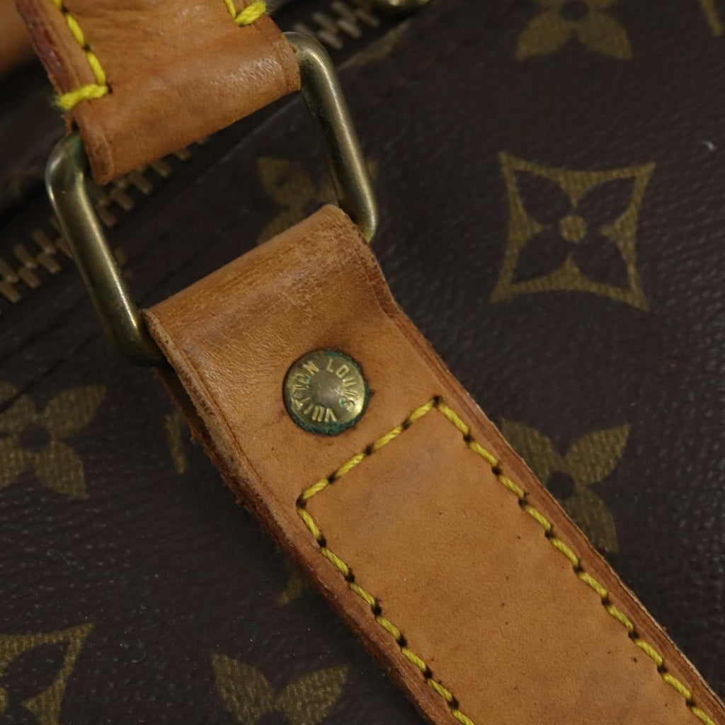 Louis Vuitton Keepall Bandouliere Bag Monogram Canvas Brown Canvas Travel Bag