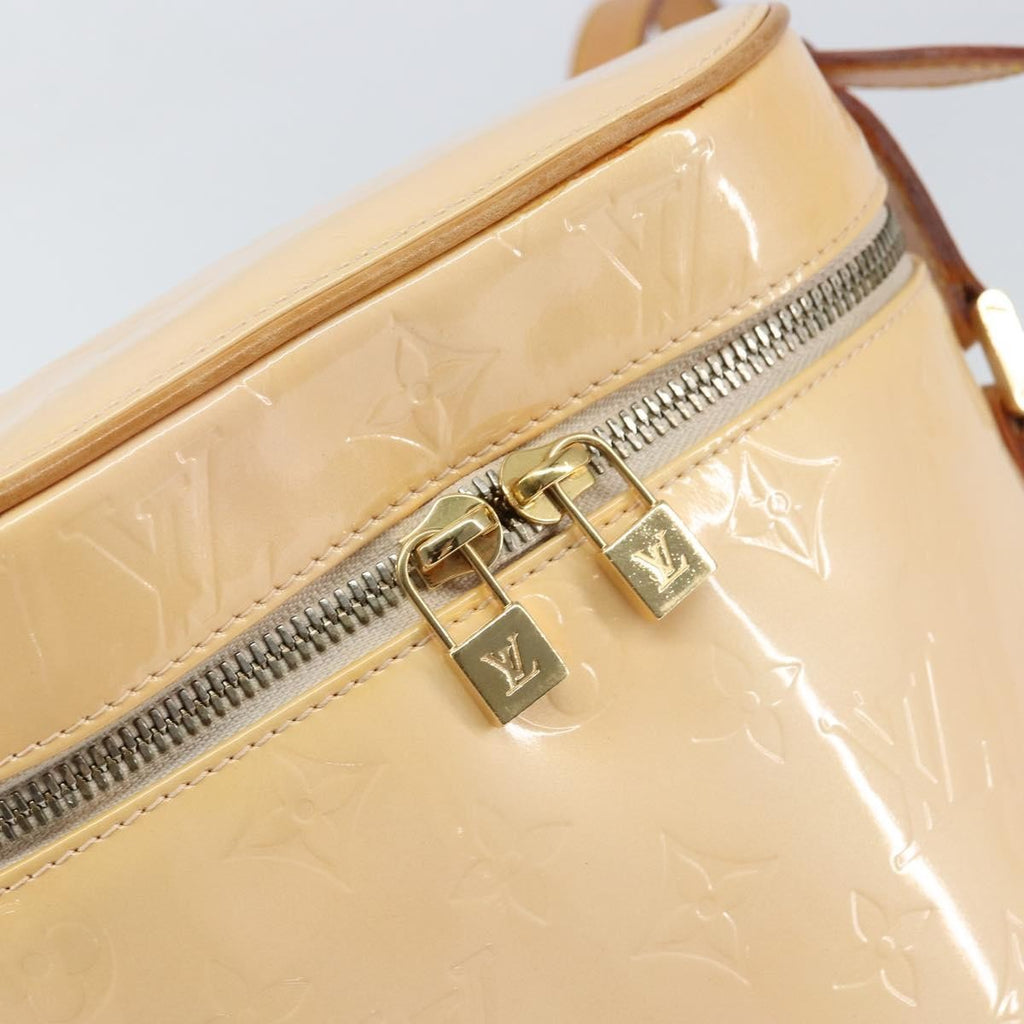 Louis Vuitton Sullivan Handbag Monogram Vernis Pink Patent_Leather Shoulder Bag