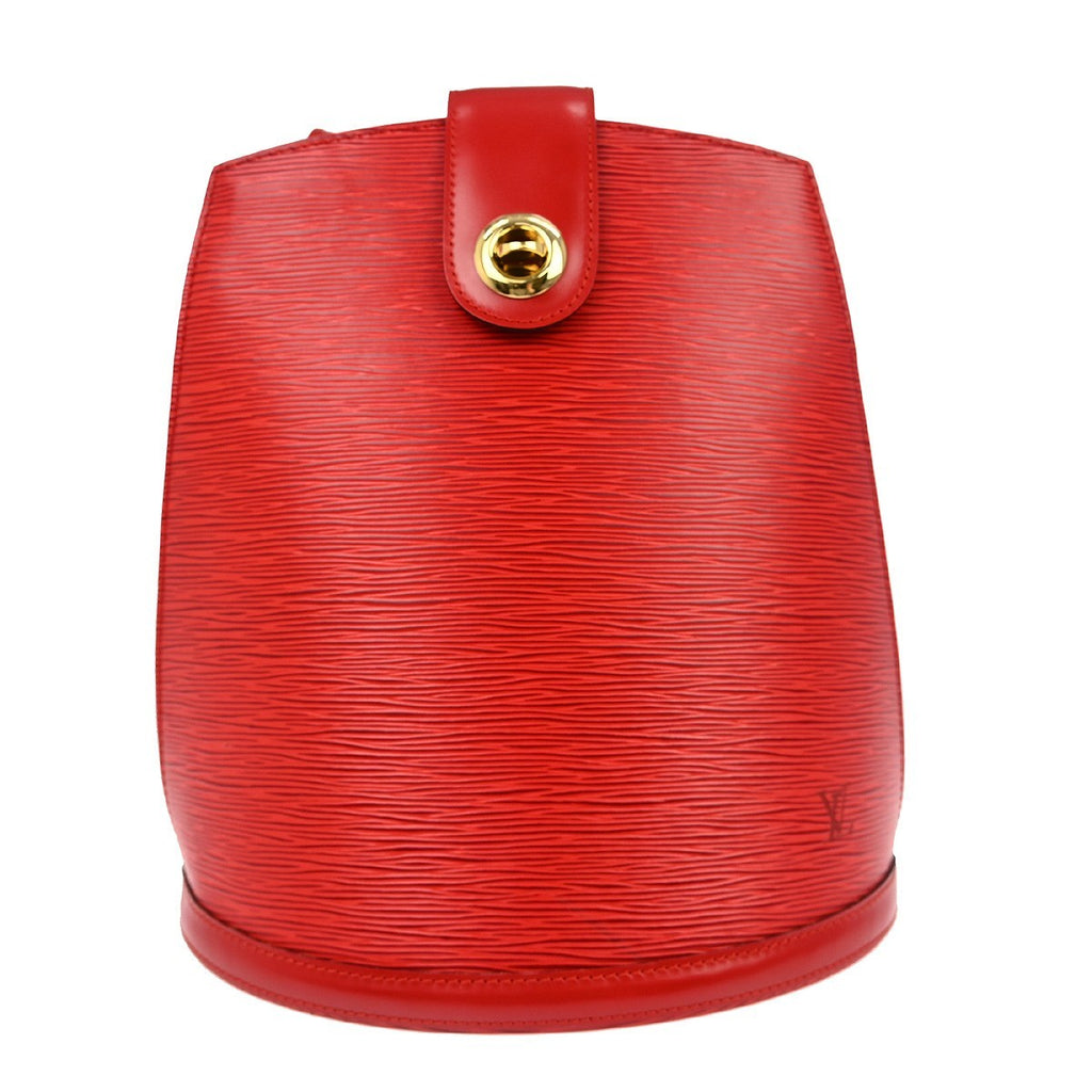 Louis Vuitton Cluny Shoulder Bag Epi Leather Red Leather Shoulder Bag