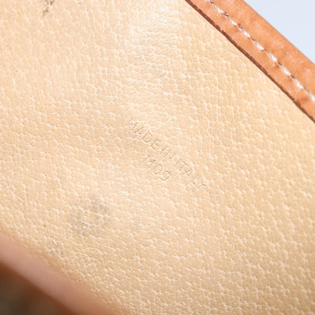 Celine Circle Logo Macadam Pouch Canvas And Leather Beige Canvas Clutche & Pouche Bag
