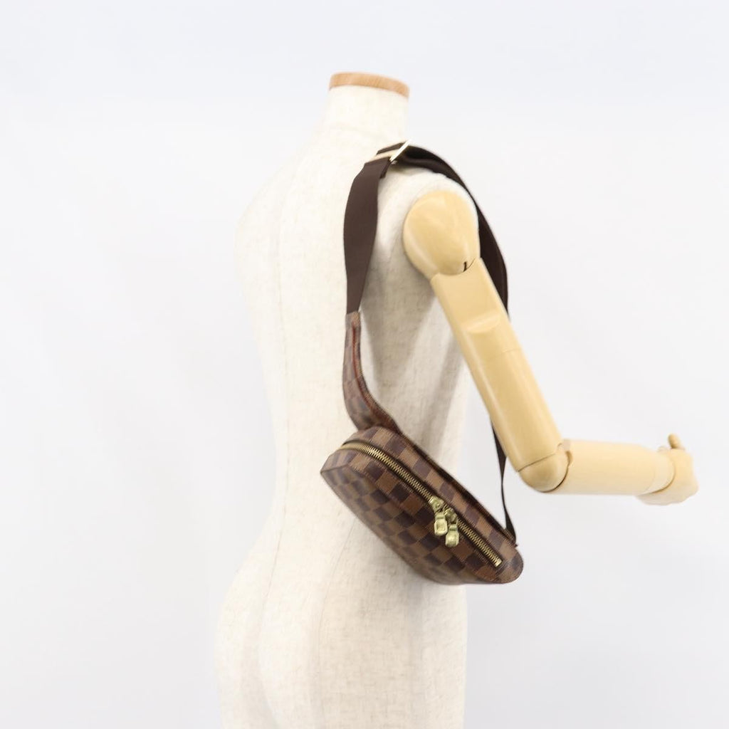 Louis Vuitton Geronimos Waist Bag Damier Brown Canvas Shoulder Bag