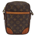 Louis Vuitton Danube Handbag Monogram Canvas Brown Canvas Shoulder Bag