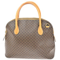 Celine Macadam Handbag Macadam With Leather Brown Pvc Handbag