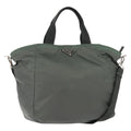 Prada Vela Convertible Tote Tessuto Khaki Nylon Tote Bag Bag