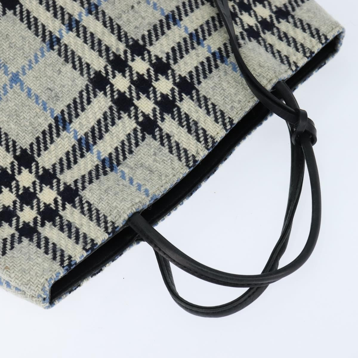 Burberry Nova Check Handbag Tweed Gray Tweed Handbag