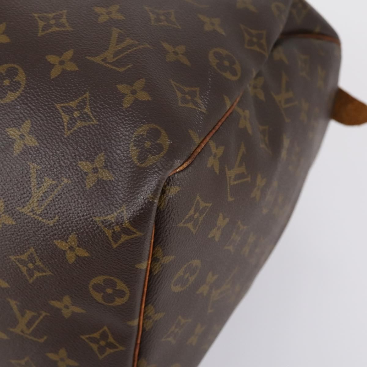 Louis Vuitton Keepall Bag Monogram Canvas Brown Canvas Travel Bag