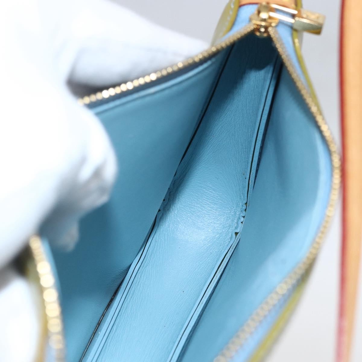 Louis Vuitton Lexington Pochette Monogram Vernis Blue Patent_Leather Clutche & Pouche Bag