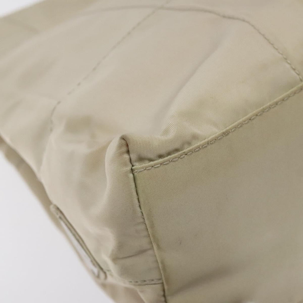 Prada Vintage Tote Tessuto Beige Nylon Tote Bag Bag
