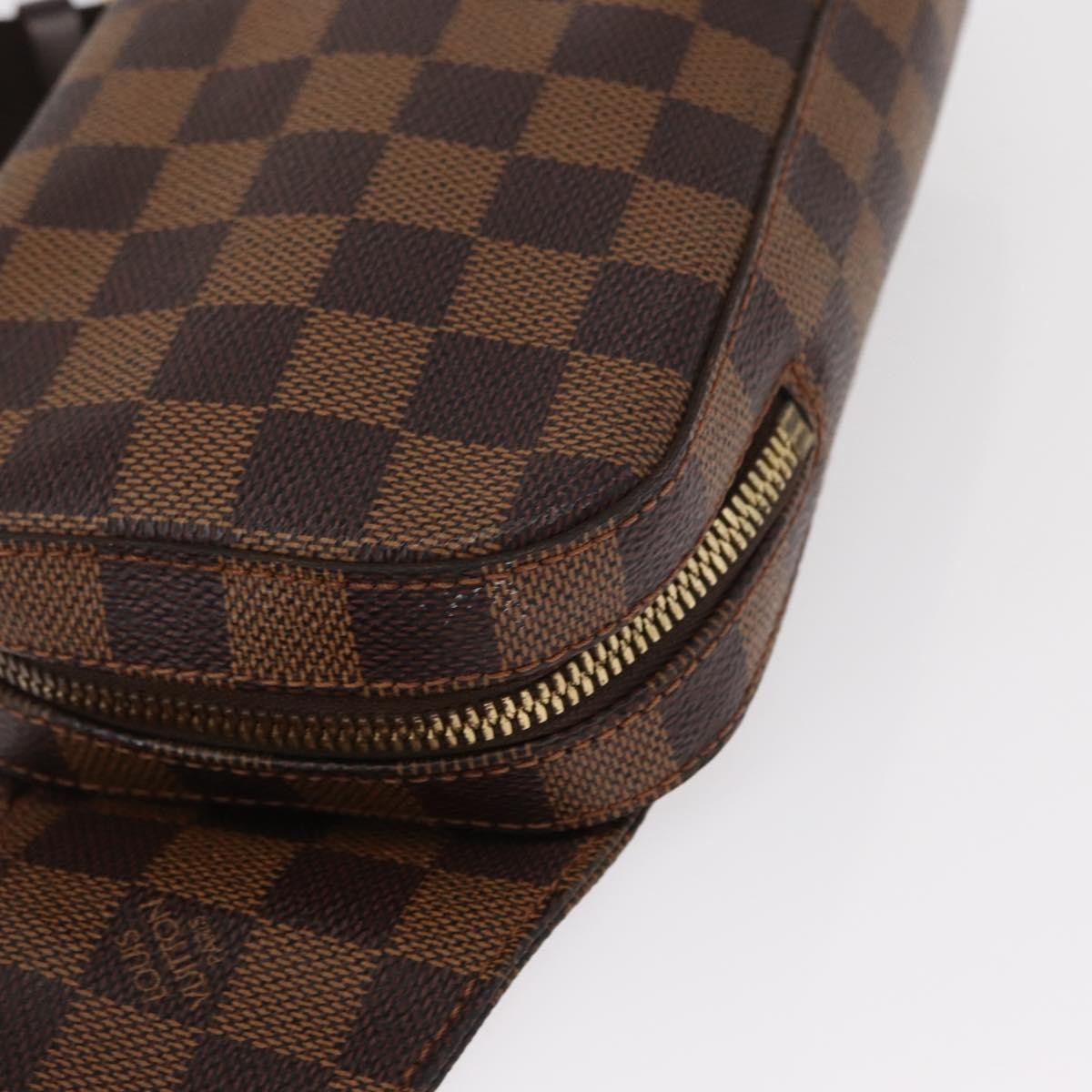Louis Vuitton Geronimos Waist Bag Damier Brown Canvas Shoulder Bag