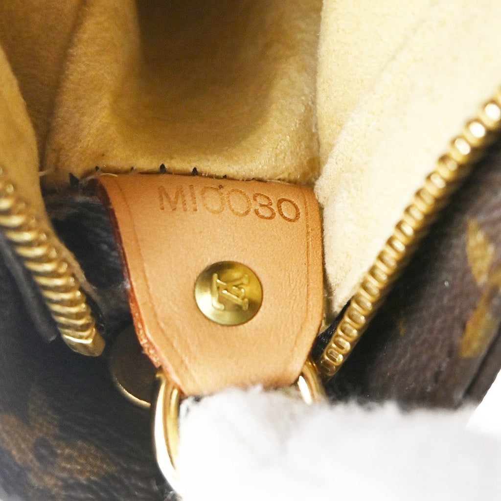 Louis Vuitton Monogram Looping Handbag Monogram Canvas Brown Canvas Shoulder Bag