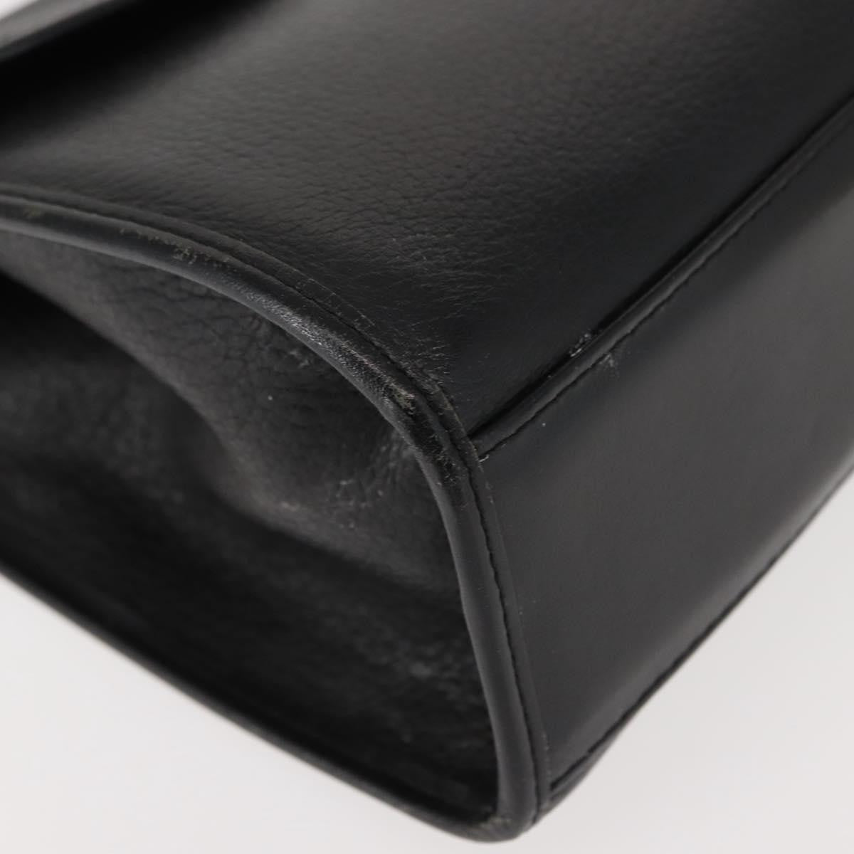 Burberry Vintage Handbag Leather Black Leather Handbag