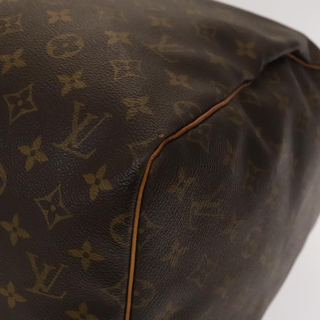 Louis Vuitton Keepall Bag Monogram Canvas Brown Canvas Travel Bag
