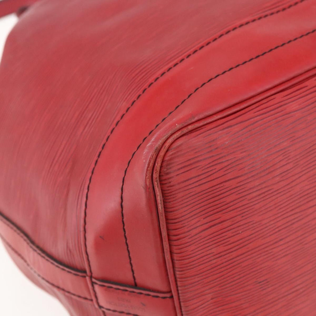 Louis Vuitton Petit Noe Nm Handbag Epi Leather Red Leather Shoulder Bag