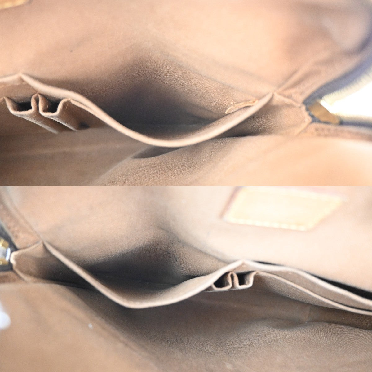 Louis Vuitton Trotteur Beaubourg Handbag Monogram Canvas Brown Canvas Shoulder Bag