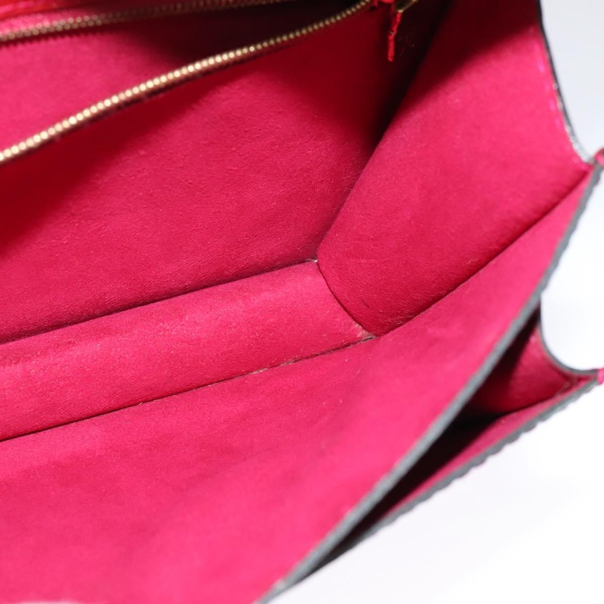 Louis Vuitton Monceau Handbag Vernis Burgundy Patent_Leather Bag