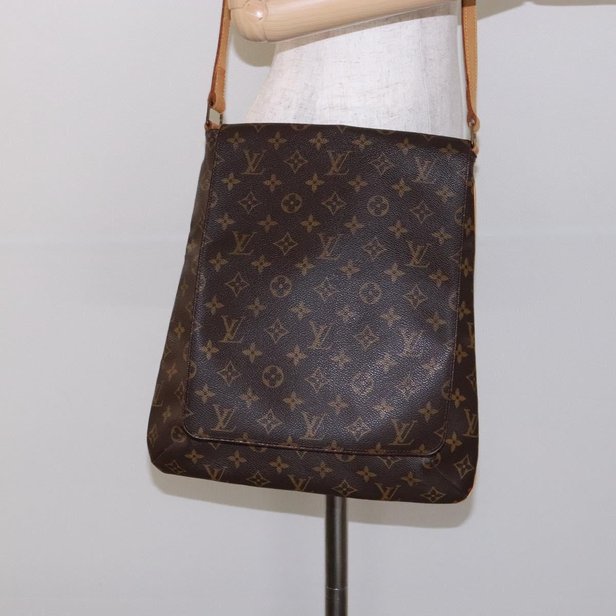 Louis Vuitton Musette Salsa Handbag Monogram Canvas Brown Canvas Bag
