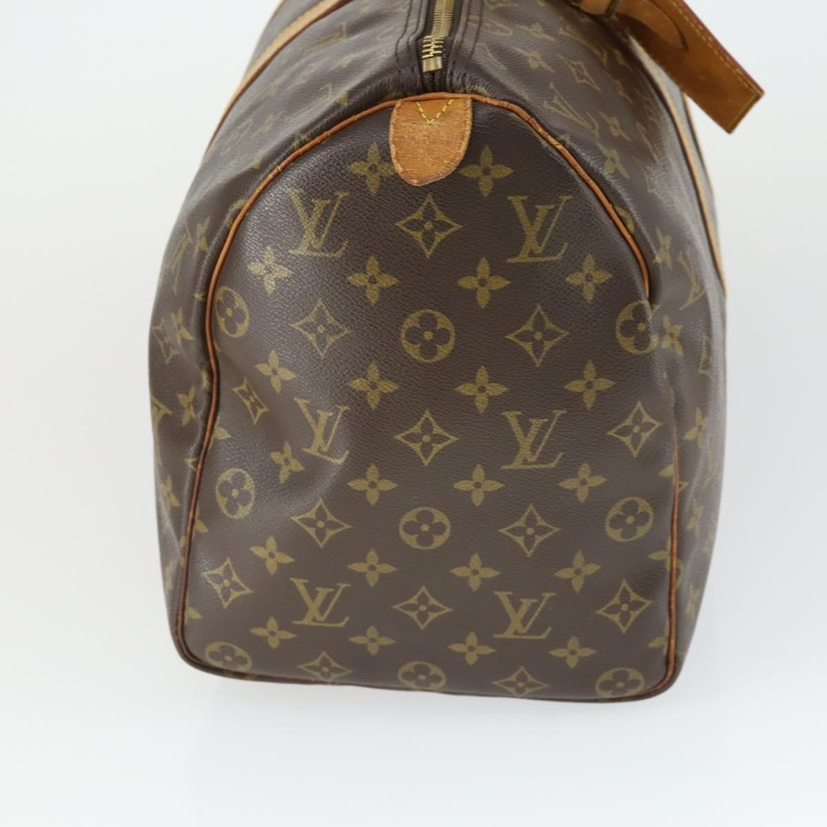 Louis Vuitton Keepall Bag Monogram Canvas Brown Canvas Travel Bag