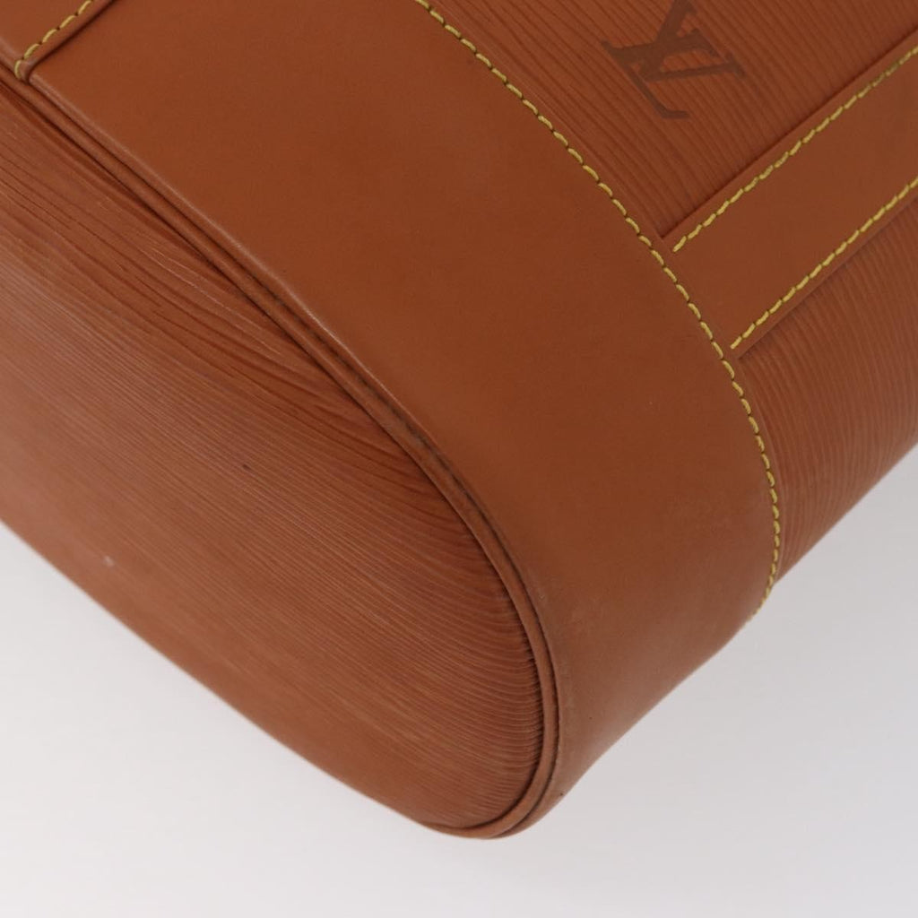 Louis Vuitton Randonnee Backpack Epi Leather Brown Leather Backpack Bag