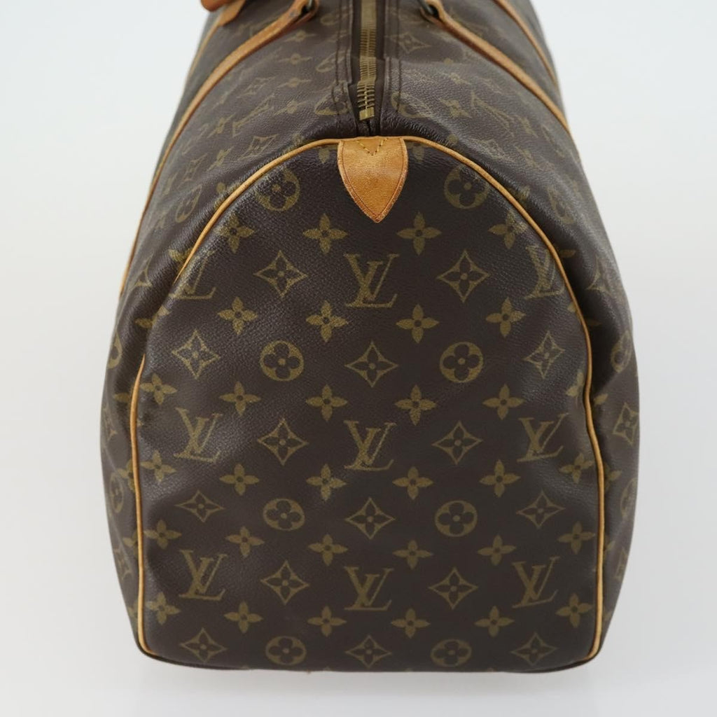 Louis Vuitton Keepall Bag Monogram Canvas Brown Canvas Travel Bag