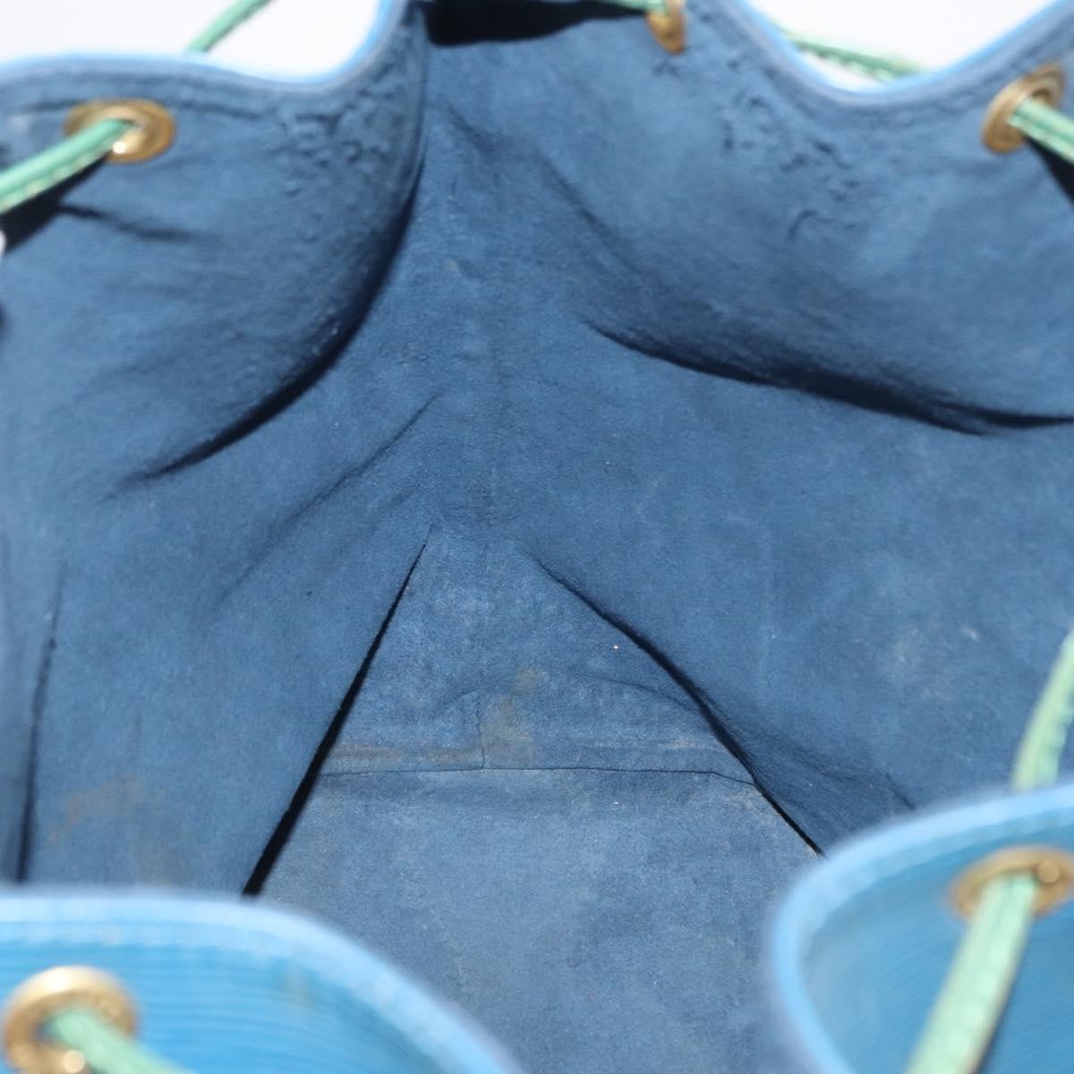 Louis Vuitton Bicolor Noe Handbag Epi Leather Blue Leather Shoulder Bag