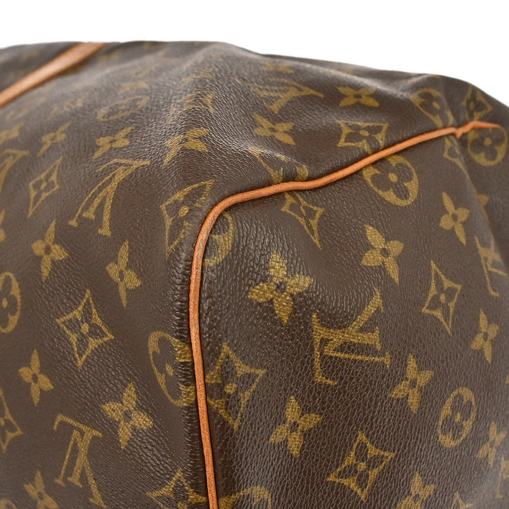 Louis Vuitton Keepall Bag Monogram Canvas Brown Canvas Travel Bag