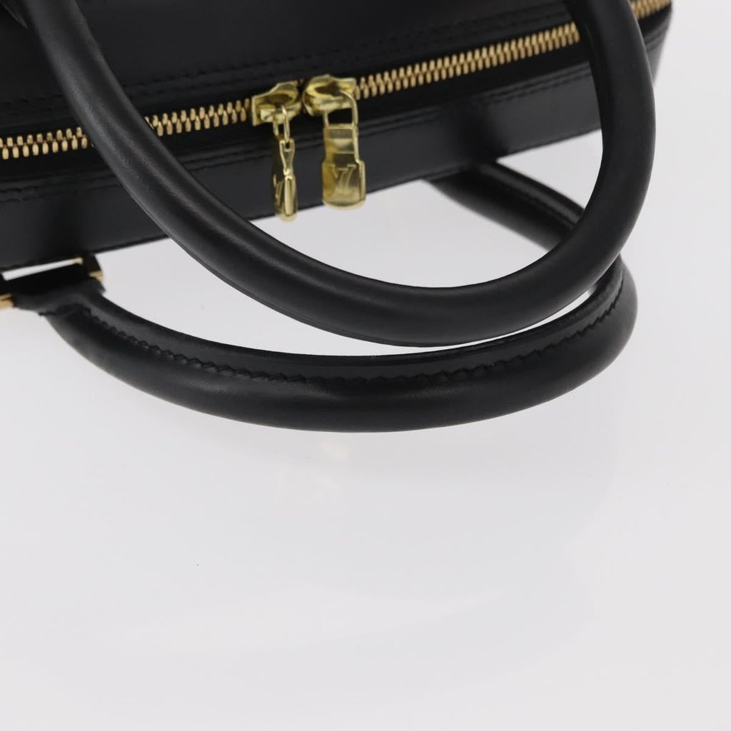 Louis Vuitton Sablons Handbag Epi Leather Black Leather Handbag