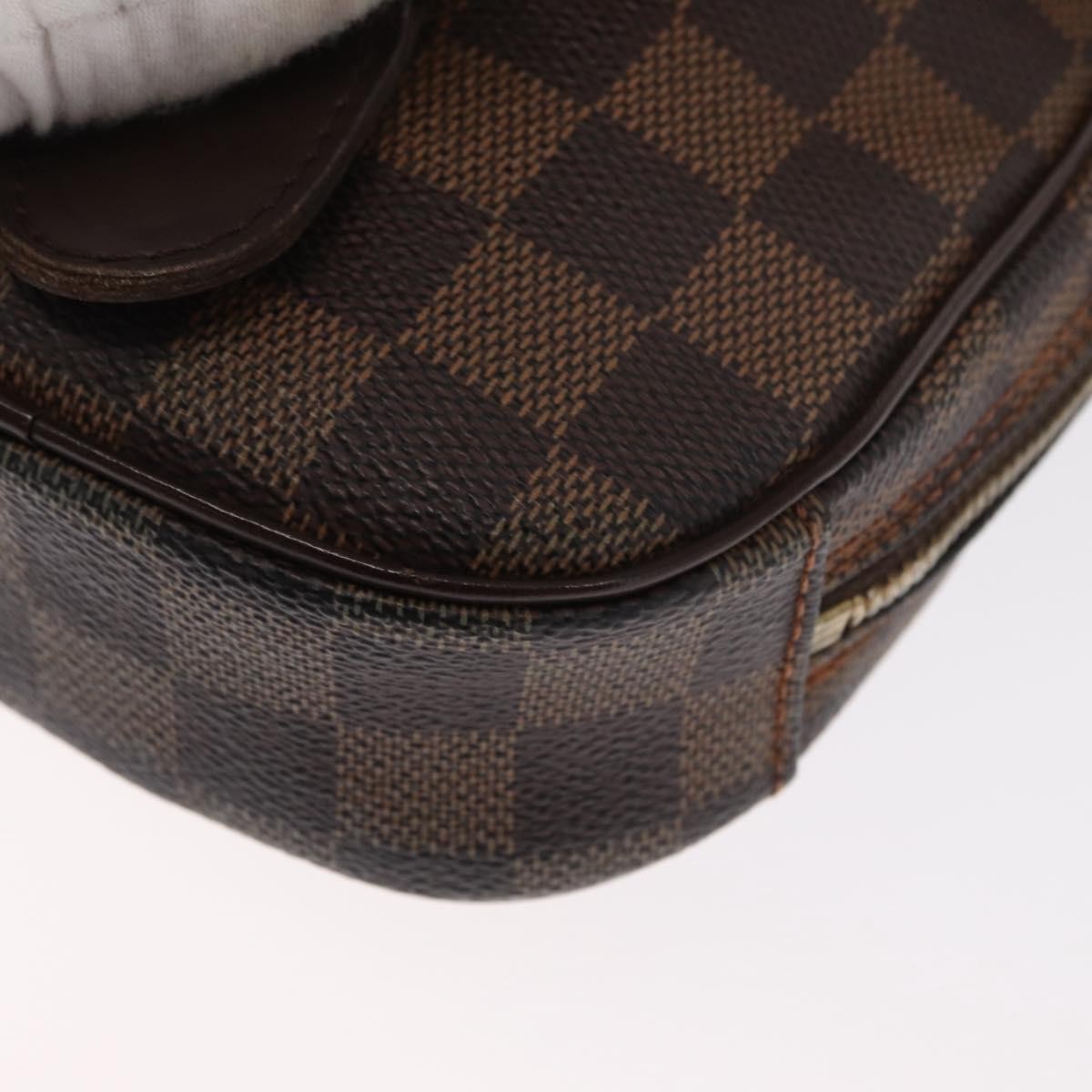 Louis Vuitton Pochette Gange Damier Brown Canvas Clutche & Pouche Bag