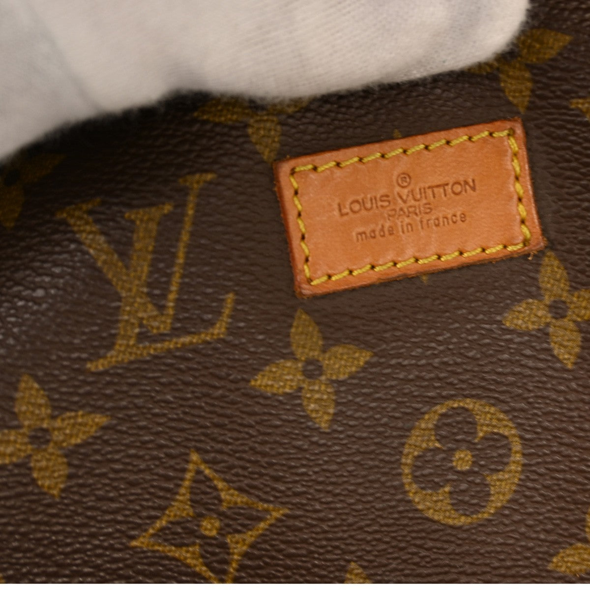 Louis Vuitton Saumur Handbag Monogram Canvas Brown Canvas Shoulder Bag