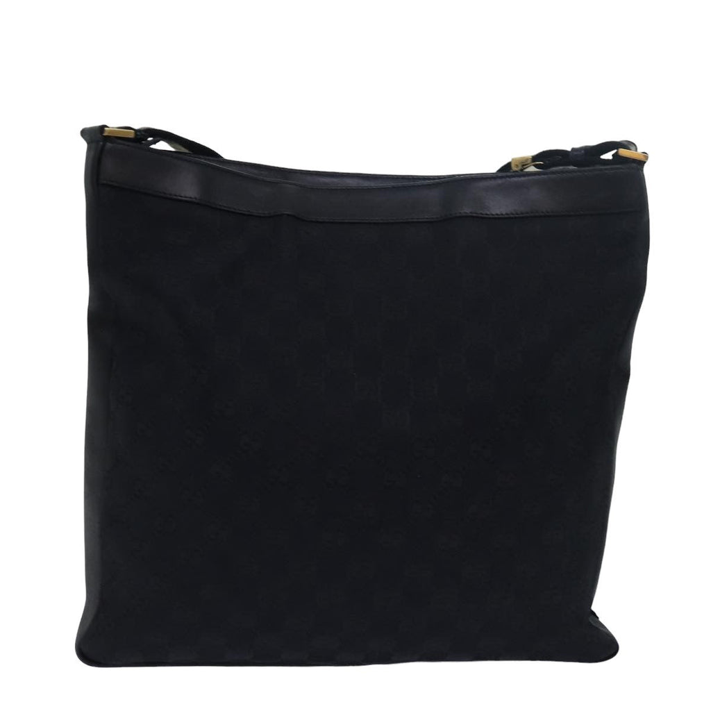 Gucci Vintage Jackie Shoulder Bag Canvas And Leather Multicolour Canvas Shoulder Bag Bag (Pre-Owned)