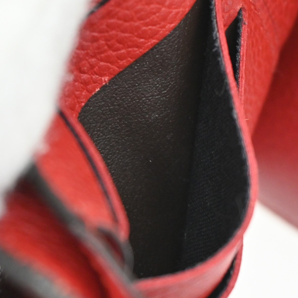 Louis Vuitton Pont Neuf Wallet Monogram Empreinte Leather Red Leather Wallets Accessory